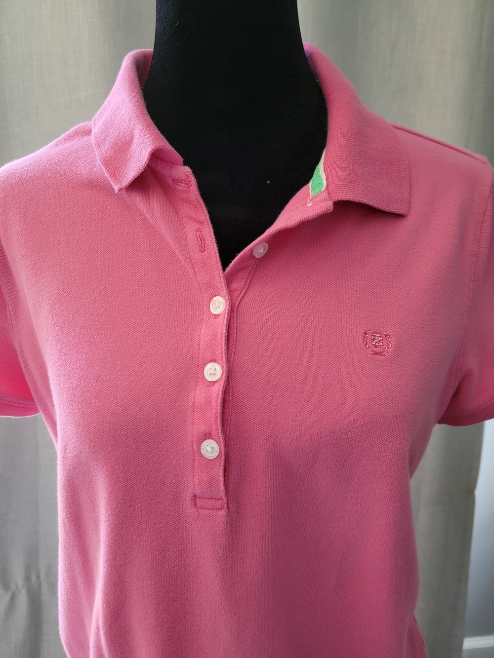 Izod Hot Pink Polo Tee with Subtle Logo